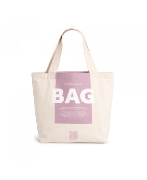 Shopping bag Hashtag in cotone Indigo  