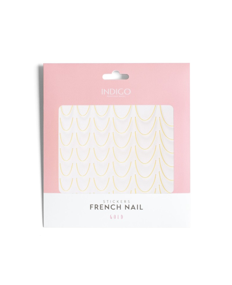 French Nail stickers Gold