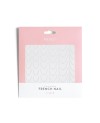 french Nail stickers Silver