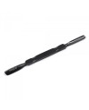 Black two-sided cuticle pusher