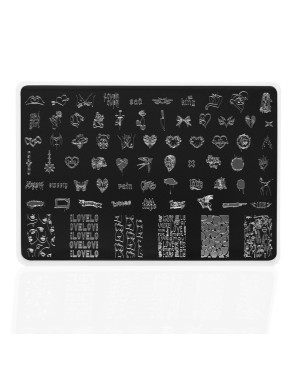 Piastra per stamping Love 02