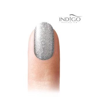 Silver Cha Cha Glitter Gel Polish 7ml