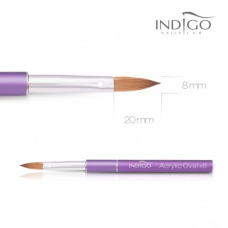 Indigo Acrylic Brush no.8 Kolinsky Oval Violet
