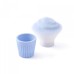 Cupcake Brush Pastel Blue